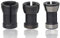 Lot de 3 adaptateurs de pince de serrage 6/6,35/8 mm pour fraiseuse en alliage - Pince de serrage pour pièces de fraiseuse Bakélite.