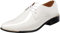 zpllsbratos Scarpe Stringate Derby Uomo Scarpe Eleganti Pelle Oxford Scarpe Formali Abito Cerimonia (Bianca,44)
