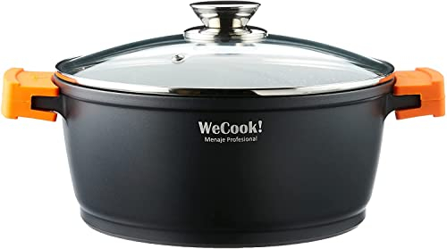 CAST ALUMINIUM POT WITH LID ECOCHEF 28 cm.