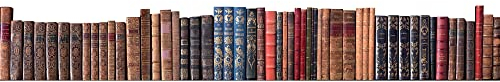 PLAGE Selbstklebende Bordüre 15cm X 300cm Landhausstil Deko Alte Bücher Ausgerichtet Wandbilder Wohnkultur Wanddeko