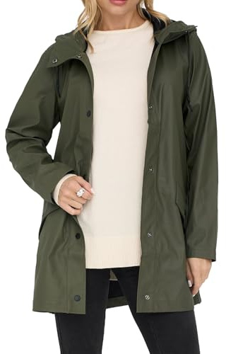 ONLY Onlelisa Raincoat Otw Cappotto, Kalamata, XXL Donna