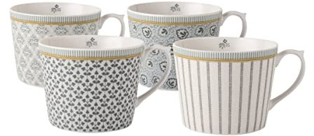 Laura Ashley Tea Collectables Giftset 4 Tassen Assorti 30 Cl. Porzellan