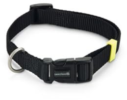 Beeztees Uni - Hundehalsband - schwarz - 35-50 cm x 20 mm