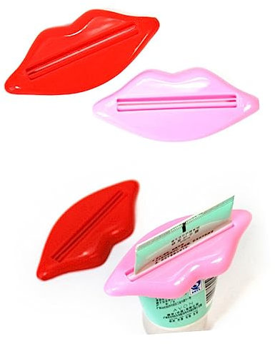 Cabilock 2pcs Bathroom Accessory Tube Squeezer Multifunctional Toothpaste Dispenser for Unflavoured Paste