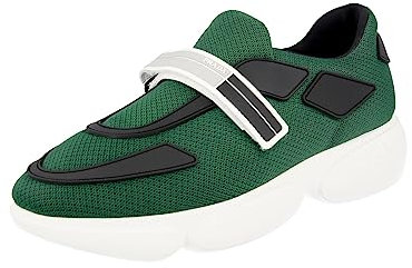 Prada Damen Grün Stoff Sneaker 1E293I 37 EU