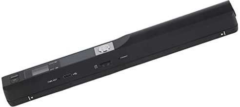 Scanners Portables pour Documents Scanner Portable Abs Couleur Haute Résolution : 12S Scanner Portable Petit Stylo de Poche Abs Équipement de Numérisation sans Lecteur A4