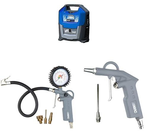 Incluso Kit Gonfiaggio Pneumatici e Pistola Soffiaggio