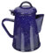 HOMSFOU Emaille Kaffeekanne Tragbare Camping Herd Weiß Krug Cowboy Kaffeekanne Emaille Teekessel Kaffee Perkolator Camping Emaille Kaffee Boiler Küche Wasser Topf Verdicken Teekanne Teakessel