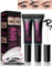 Peel Off Augenbrauen Gel-2Pcs Wasserfeste Augenbrauenfarbe Tint, Transparente und Langanhaltende Augenbrauen Wachs, Natürlichen Tattoo Brow Gel, Bis zu 3 Tage, mit Augenbrauenschablone und Pinsel-02#