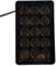 Dritte Bremslicht Spoiler Diffusor Universal for Auto FAHRT Bremsleuchten Stoßstange Abdeckung Pilotlampe rot weiß schwarz (Color : A15 Style Black)