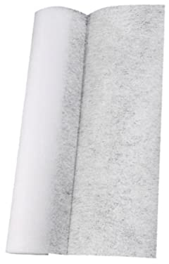 GLEAVI 1 Roll Range Hood Filter Paper Oven Vent Filter Exhaust Fan Filter Stovetop Hood Fan Filter Range Hood Grease Filter Paper Film White Oil-proof Stickers Non-woven Fabric