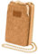 Toptime Handytasche zum Umhängen Damen, Kleine Umhängetasche Damen mit Metallkette, Multifunktionale PU-Leder Crossbody Bag mit Holzmuster, Braun Kleine Tasche Damen für Shopping, Dating, Urlaub