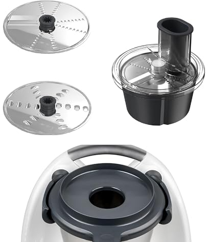 Découpe-légumes kit multifonctions raper éplucheur compatible Thermomix TM5 TM6, kit ensemble de disque de coupe fines & epaisses