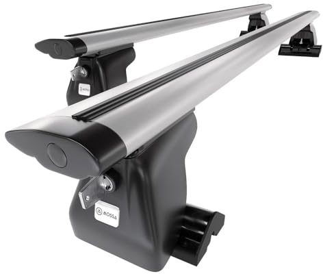 Mossa - Alu-Dachträger kompatibel mit Jeep Commander SUV (2006-2010) - silbern Dachträger Dachgepäckträger - T-Profil 2
