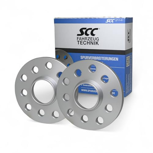 SCC Spurverbreiterungen Spurplatten 2x15mm 5x114,3-12237E kompatibel mit Dacia Duster