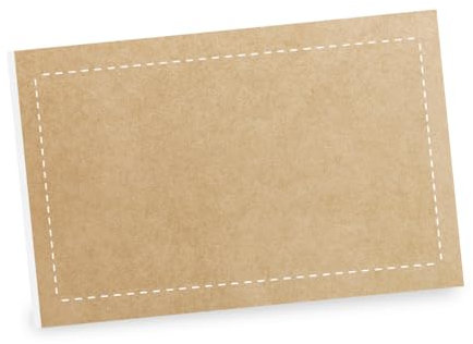Logbuch-Verlag 20 kleine Karteikarten Karten Kraftpapier beidseitig 7,4 x 10,5 cm DIN A7 blanko Kärtchen beschreibbar 250g/m²