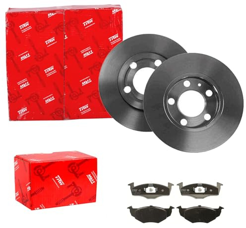 TRW Bremsscheiben 239mm + Beläge vorne | DF4253 + GDB1274 passend für Fabia 1 2 6Y 5J
