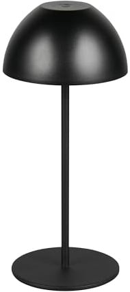 Reality Leuchten LED Akku Außen Tischleuchte Ortiz R55601132, Kunststoff Schwarz matt, inkl. 2 Watt LED, On/Off Touch