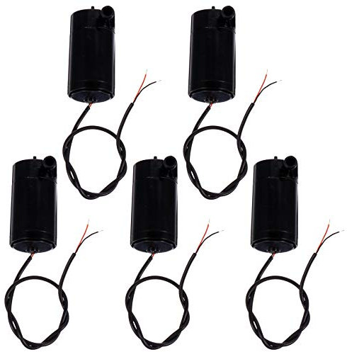 FUNOMOCYA 5 piezas Bomba Sumergible Mini Dc para y Motor y Silencioso Accesorios para Peceras y Sistemas Solares