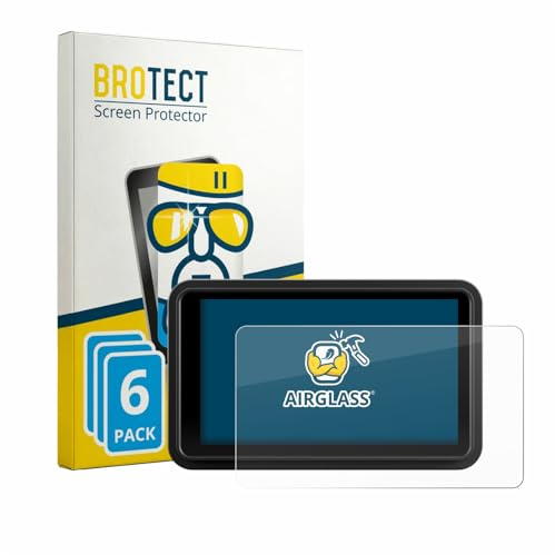 BROTECT 6 Stück Schutzglas für Atomos Ninja RAW 5 Schutzfolie Panzer Folie Glas[Extrem Kratzfest 9H, Anti-Fingerprint, Ultra-Transparent]
