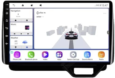 Car Stereo for Honda N-BOX II 2 JF34 2017 2018-2021 Hd Touch Screen Airplay Portable Navigation Radio Video Music Player Bluetooth Wifi, Voice Control, Mirror Link, 8 Core 8G+256G