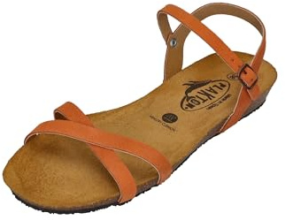 PLAKTON Damen Sandalen FRAN DATE 405029 calabaza
