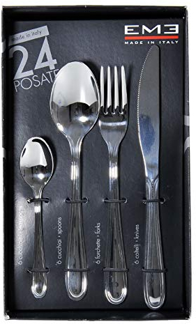 Linea Cucina - Posate City 24 Pezzi 18/10