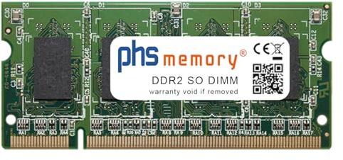 PHS-memory 512MB Drucker-Speicher kompatibel mit Lexmark XS925de DDR2 SO DIMM 667MHz PC2-5300S