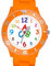 Taffstyle Kinder Armbanduhr Silikon Sportuhr Bunte Sport Uhr Kinderuhr Lernuhr Zahlen ABC Motiv Analog Orange