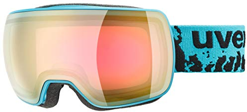 uvex Unisex-Erwachsene compact FM Skibrille, Petrol mat, One Size