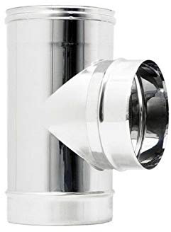 Raccordo a T braga MF codino M inox 150mm 5 decimi AISI 304