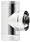 Raccordo a T braga MF codino M inox 150mm 5 decimi AISI 304