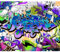 decomonkey - Papier Peint Panoramique Graffiti Street art 350x256 cm - Décoration murale moderne – Tapisserie décorative pour chambre salon - Graffiti artistique inscriptions murales urbaines