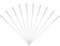 Lansonee 10 x Tube Brush Drinking Straws Pipes Stainless Steel Tumbler Test Tubes Brush Long Nylon Cleaning Brush Set for Baby Bottles Straws Drinking Straws - 8 Inch Long