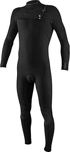 O Neill Hyperfreak 3/2+mm Chest Zip Fullsuit A00-Black-Black L
