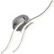Monzana® LED Deckenlampe 3 Flammig Schwenkbar 15W Matt Warmweiß Montagematerial Wohnzimmer Schlafzimmer Büro Flur Lampe Leuchte Deckenleuchte Silber