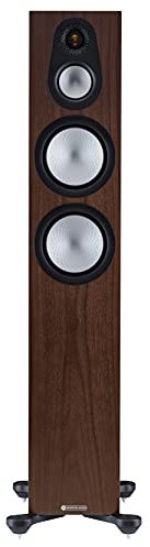 Monitor Altoparlante a colonna audio argento 300 7G noce venduto all'unità