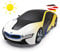 Himoto HSP RC ferngesteuertes Modell-Auto, kompatibel mit BMW i8 UV-Sensitive Collection Edition, Fahrzeug Maßstab 1:24, Sportwagen, Car inkl. 2.4 GHz Fernsteuerung, Ready-to-Drive