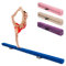 COSTWAY 210 cm Schwebebalken, Gymnastikbalken klappbar, Balance Beam bis 70 kg belastbar, tragbarer Balken mit Tragegriffen, Gymnastik Balance Balken für Zuhause Turnen (Blau)