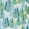 STAR Geschenkpapier 70cm x 2m Rolle mit Weihnachtsmotiv (Weihnachtsbäume im Schnee)