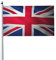 Flagge 3 x 5 FT UK Flag United Kingdom Flag Outdoor Indoor Decor Polyester mit rostfreien Metallösen Flagge