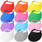 Retisee 12 Pcs Sports Foam Sun Visors for Women Bulk Assorted Color Visor Hats Adjustable Sun Protection Golf Hat for Girls, Multicolor
