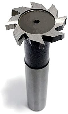 ALLZZY T-Nut-Fräser for Metall HSS Woodruff Key Seat Router Bit Dicke 1–12 mm Durchmesser 8–50 mm (Color : 5mm, Size : 16D 10d 65L)