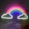 BringLuck2U Enseigne au Néon Enseignes à LED LED Neon Light Sign Rainbow Neon Signs, Suspendu/Debout Led Décoration Murale Acrylique Fait Main Panneau Publicitaire Veilleuse pour La Maison Chambre Bar