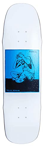 Madness Skateboard Deck Stressed Weiß/Blau 21,6 cm