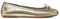 Geox D Palmaria B, Ballet Flat Donna, Lt Gold, 39 EU