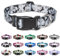 Mercano Hundehalsband Verstellbares, Weich Nylon Komfort & Robuster Gemustertes Hunde Halsband für Kleine Mittlere Große Hunde Welpen Katzen (M, Hund Camo Grau)