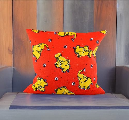 Kirsckernkissen Kirschsteinsäckchen Kinder Elefanten rot ca.18x18cm Wärmekissen