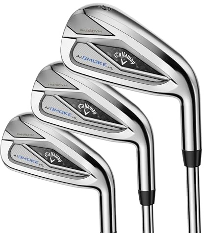 Callaway Golf Paradym AI Smoke HL Iron Set (Right Hand, 6-PW,AW, Steel, Regular)