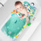 XIYUNTE Badewannenmatte Kinder, 100x40cm Duschmatte Badematte rutschfest, Extra Komfortabel Badematte Kinder, Anti Schimmel Antibakteriell Badewanne Antirutschmatte BPA frei & Maschinenwaschbar, Burg